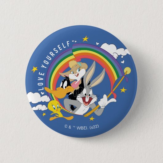 LOONEY TUNES™ - Liebe Ihr eigenes Abzeichen Button (Vorderseite)