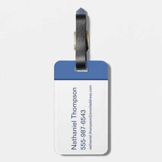 LOONEY TUNES™ - Liebe Ihr eigenes Abzeichen Gepäckanhänger (Rückseite vertikal)