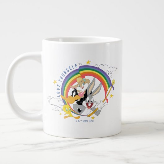 LOONEY TUNES™ - Liebe Ihr eigenes Abzeichen Jumbo-Tasse (Links)