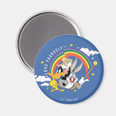 LOONEY TUNES™ - Liebe Ihr eigenes Abzeichen Magnet (Vorderseite/Rückseite)