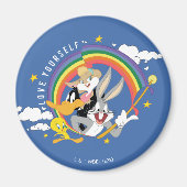LOONEY TUNES™ - Liebe Ihr eigenes Abzeichen Magnet (Vorne)