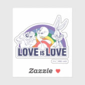 LOONEY TUNES™ - Liebe ist Liebe Aufkleber (Blatt)