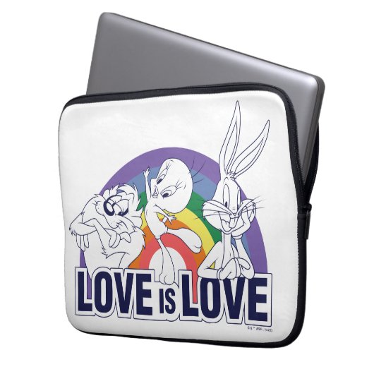 LOONEY TUNES™ - Liebe ist Liebe Laptopschutzhülle (Vorderseite Links)