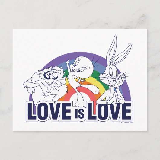 LOONEY TUNES™ - Liebe ist Liebe Postkarte (Vorderseite)