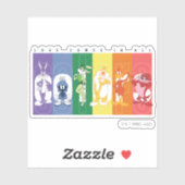 LOONEY TUNES™ - Liebe kommt in allen Farben Aufkleber (Blatt)