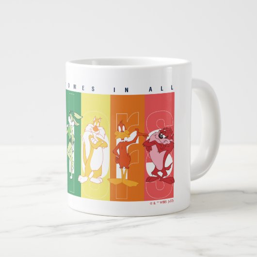 LOONEY TUNES™ - Liebe kommt in allen Farben Jumbo-Tasse (Vorderseite Rechts)