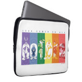 LOONEY TUNES™ - Liebe kommt in allen Farben Laptopschutzhülle (Vorne Rechts)