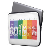 LOONEY TUNES™ - Liebe kommt in allen Farben Laptopschutzhülle (Vorderseite Links)