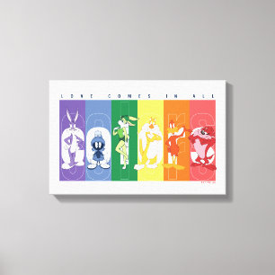 LOONEY TUNES™ - Liebe kommt in allen Farben Leinwanddruck
