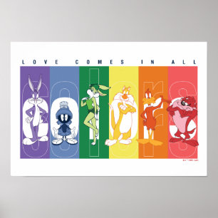 LOONEY TUNES™ - Liebe kommt in allen Farben Poster