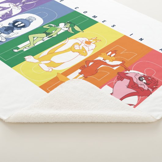 LOONEY TUNES™ - Liebe kommt in allen Farben Sherpadecke (3/4)