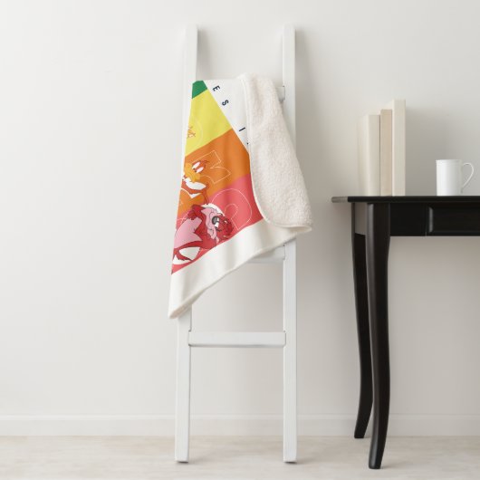 LOONEY TUNES™ - Liebe kommt in allen Farben Sherpadecke (Beispiel)