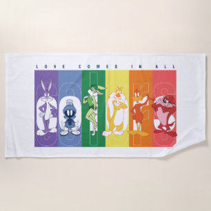 LOONEY TUNES™ - Liebe kommt in allen Farben Strandtuch