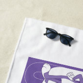 LOONEY TUNES™ - Liebe kommt in allen Farben Strandtuch (Beispiel)