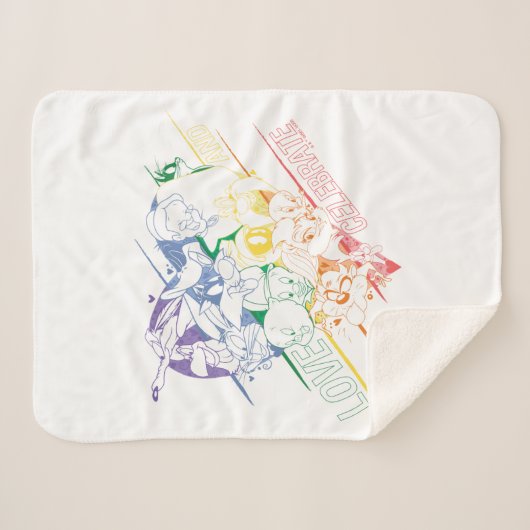 LOONEY TUNES™ - Liebe und Feiern Sherpadecke (Vorderseite (Horizontal))