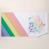 LOONEY TUNES™ - Liebe und Feiern Strandtuch (Vorderseite)