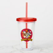 LOONEY TUNES™ Logo Acryltrinkbecher (Vorderseite)
