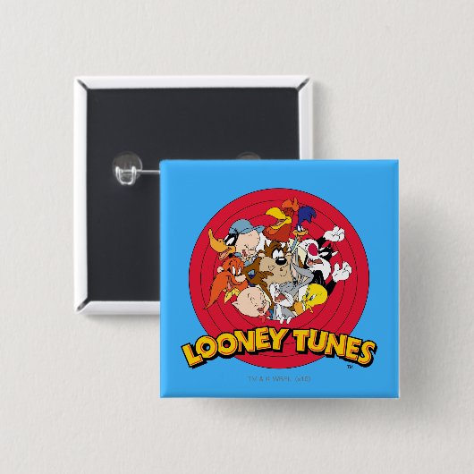 LOONEY TUNES™ Logo Button (Vorne & Hinten)