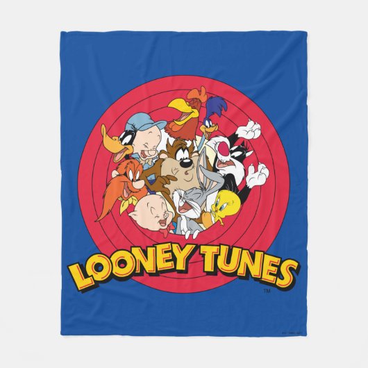 LOONEY TUNES™ Logo Fleecedecke (Vorderseite)