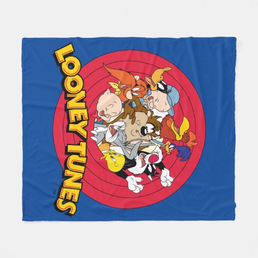 LOONEY TUNES™ Logo Fleecedecke (Vorderseite (Horizontal))