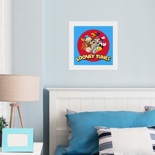 LOONEY TUNES™ Logo Foliendrucke (In Situ (Schlafzimmer))