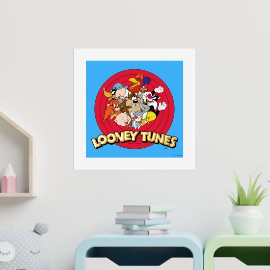 LOONEY TUNES™ Logo Foliendrucke (In Situ (Kinderzimmer))