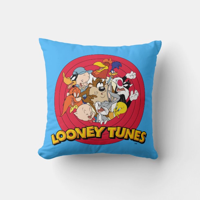 LOONEY TUNES™ Logo Kissen (Vorderseite)