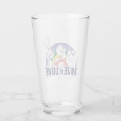LOONEY TUNES™ - Love Is Love Glas (Rückseite)