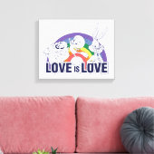 LOONEY TUNES™ - Love Is Love Leinwanddruck (Insitu (Wohnzimmer))