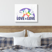 LOONEY TUNES™ - Love Is Love Leinwanddruck (Insitu (Schlafzimmer))