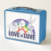 LOONEY TUNES™ - Love Is Love Metall Brotdose (Rückseite)