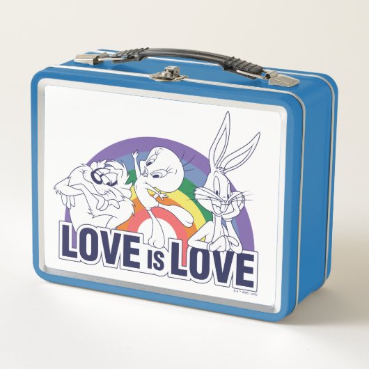 LOONEY TUNES™ - Love Is Love Metall Brotdose (Vorderseite)