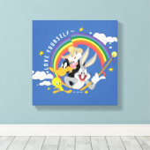 LOONEY TUNES™ - Love Yourself Pride Badge Leinwanddruck (Insitu (Holzboden))