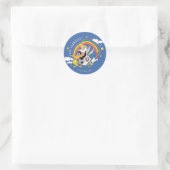 LOONEY TUNES™ - Love Yourself Pride Badge Runder Aufkleber (Tasche)