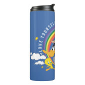 LOONEY TUNES™ - Love Yourself Pride Badge Thermosbecher (Nach links gedreht)