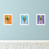 LOONEY TUNES™ MARVIN THE MARTIAN™ BILDERWAND SETS (Holzboden)