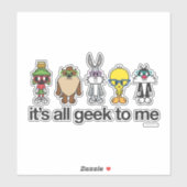 LOONEY TUNES™ Nerds - alles in Ordnung für mich Aufkleber (Blatt)