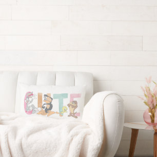 LOONEY TUNES™ Niedliche Aquarellmarke Lendenkissen