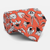 LOONEY TUNES™ Retro-Halbtonmuster Krawatte (Gerollt)