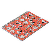 LOONEY TUNES™ Retro-Halbtonmuster Notizblock (Linke Seite)