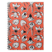 LOONEY TUNES™ Retro-Halbtonmuster Notizblock (Vorderseite)