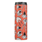 LOONEY TUNES™ Retro-Halbtonmuster Thermosbecher (Rückseite)