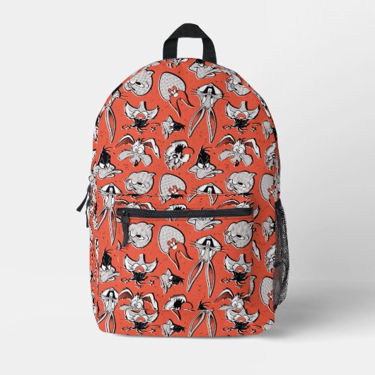 LOONEY TUNES™ Retro Halftone Pattern Bedruckter Rucksack (Vorderseite)