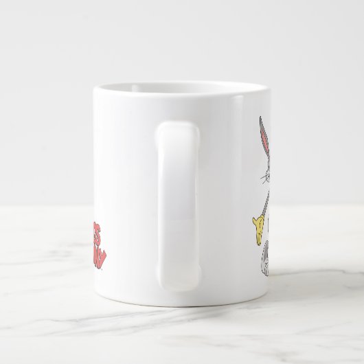 LOONEY TUNES™ Retro-Lachen | BUGS BUNNY™ Jumbo-Tasse (Rückseite)