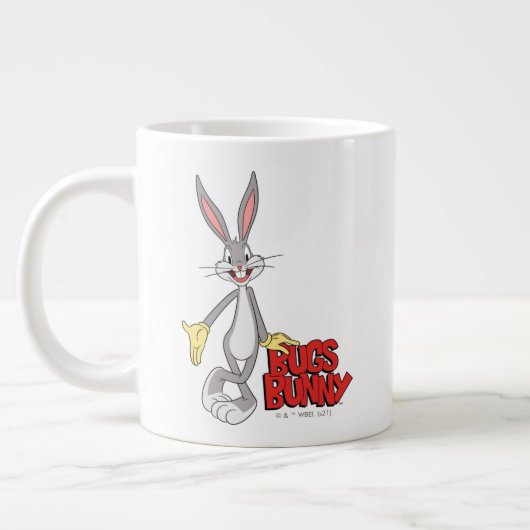LOONEY TUNES™ Retro-Lachen | BUGS BUNNY™ Jumbo-Tasse (Links)