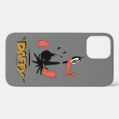 LOONEY TUNES™ Retro-Lachen | DAFFY DUCK™ Case-Mate iPhone Hülle (Rückseite (Horizontal))