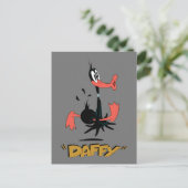 LOONEY TUNES™ Retro-Lachen | DAFFY DUCK™ Postkarte (Stehend Vorderseite)