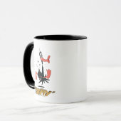 LOONEY TUNES™ Retro-Lachen | DAFFY DUCK™ Tasse (Vorderseite Links)