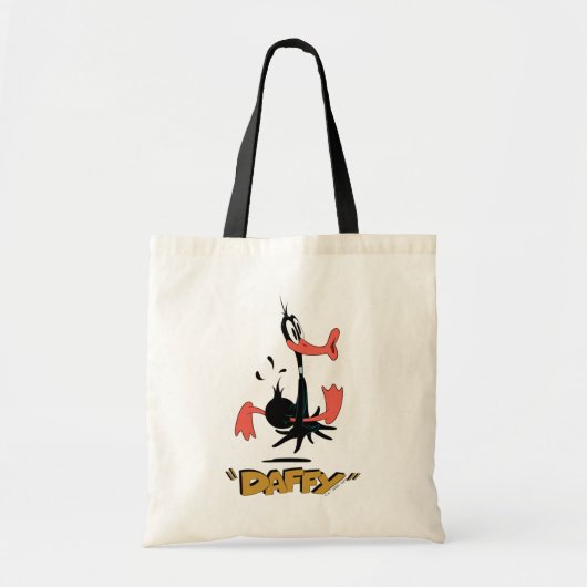 LOONEY TUNES™ Retro-Lachen | DAFFY DUCK™ Tragetasche (Vorne)