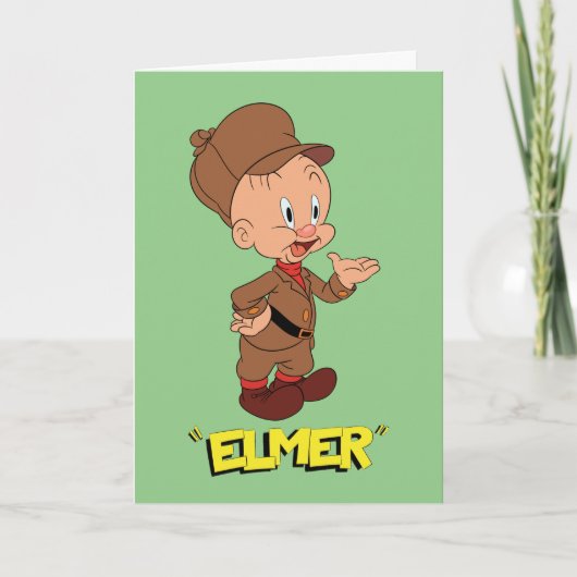 LOONEY TUNES™ Retro-Lachen | ELMER FUDD™ Karte (Vorderseite)
